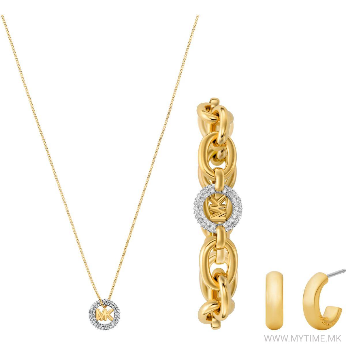 MICHAEL KORS gyllt gjafasett MKJ8583SET