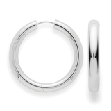 BASTIAN INVERUN silver earrings 30mm • 46561