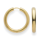 BASTIAN INVERUN gold-plated silver earrings 30mm • 46570