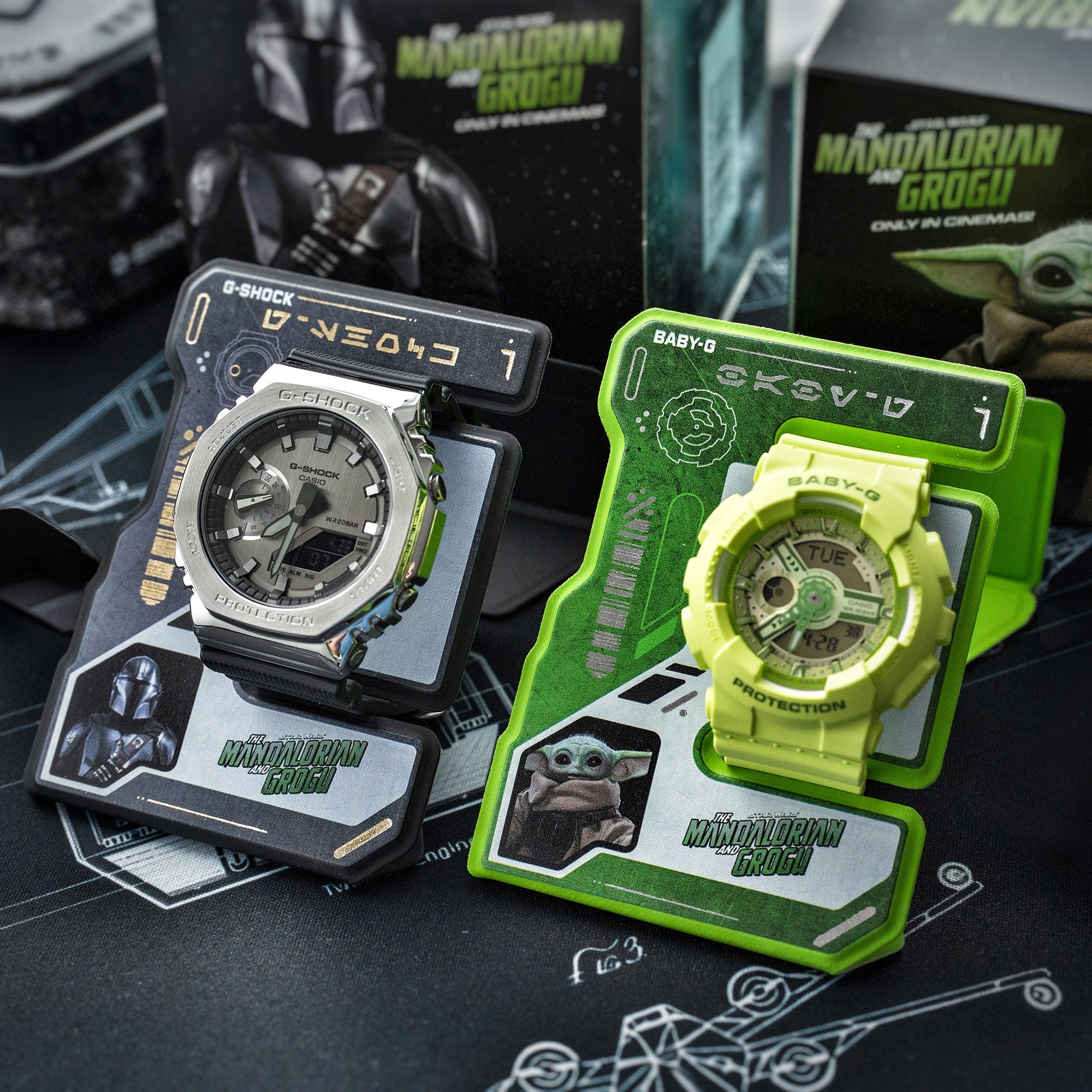 CASIO G-Shock Star Wars: The Mandalorian™ Grogu GM-2100-1AER-MAN