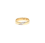 LAUPUR Giftingarhringur 14k gull með 1,5 pt. VS demöntum