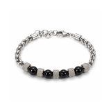 Norr & Sons Viggo men's bracelet with Onyx #307
