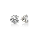 MIRA Stud silver earrings with zirconia | 5 sizes