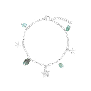ASTORÍA Linnea armband með Apatite steinum