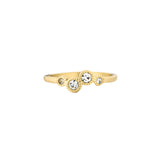 ASTORÍA Aria gold-plated ring with zirconia