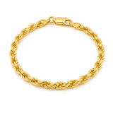 MIRA Cord gold-plated bracelet