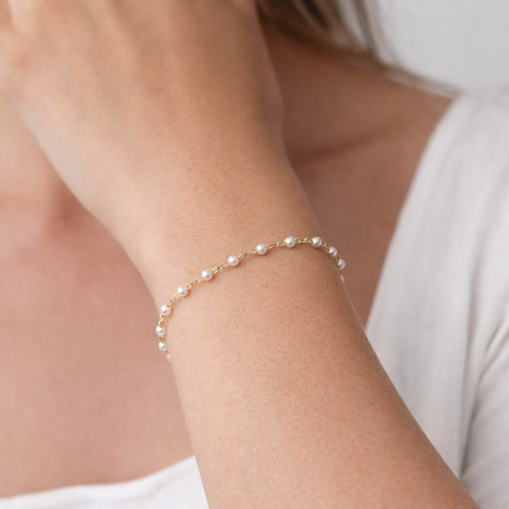 OCEANIA Mette gyllt armband