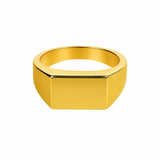 MIRA Wilder gold-plated men's ring