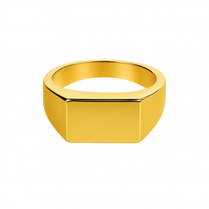 MIRA Wilder gold-plated men's ring