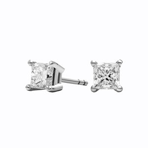 ASTORÍA Stud silver earrings with zirconia | 5 sizes