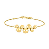 NORDAHL Honey gyllt silfurarmband ●045900
