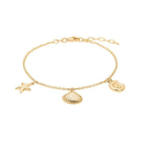 NORDAHL Sea gyllt silfurarmband ●105900