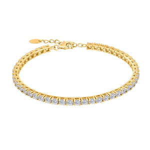 JOANLI Karen gyllt silfurarmband með zirkonia ●155920