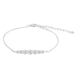 JOANLI Linda silfurarmband með zirkonia ●180920