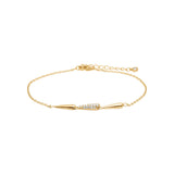 JOANLI Romy gyllt silfurarmband með zirkonia ●385900
