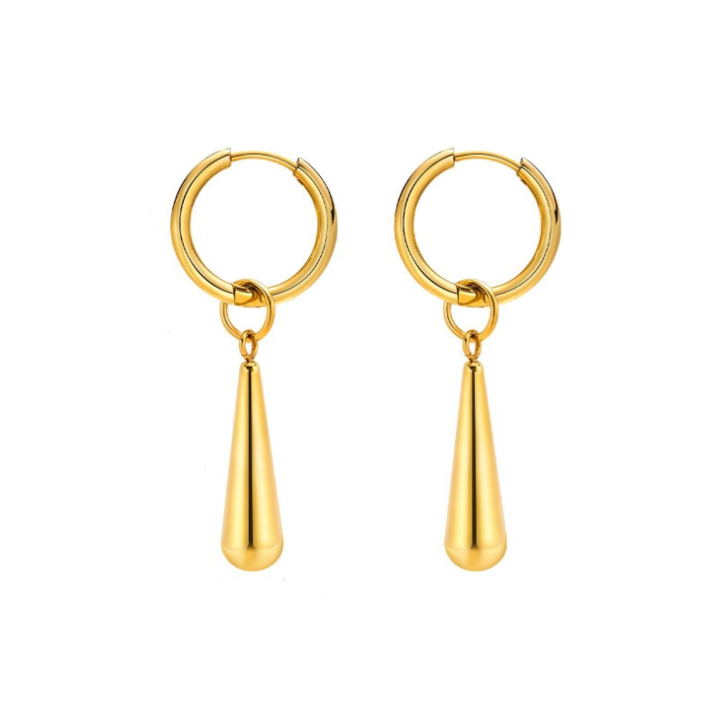 MIRA Drop Hoops gylltir 14mm