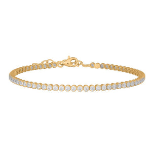 JOANLI Elna gyllt silfurarmband með zirkonia ●005900