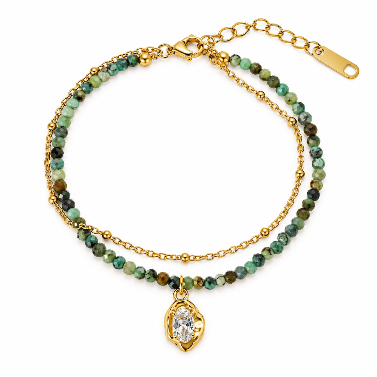 MIRA Boho gyllt armband | Marglitt