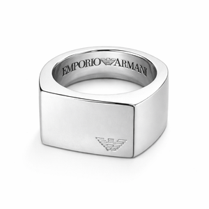 ARMANI Eagle Logo silfurhringur EG1328