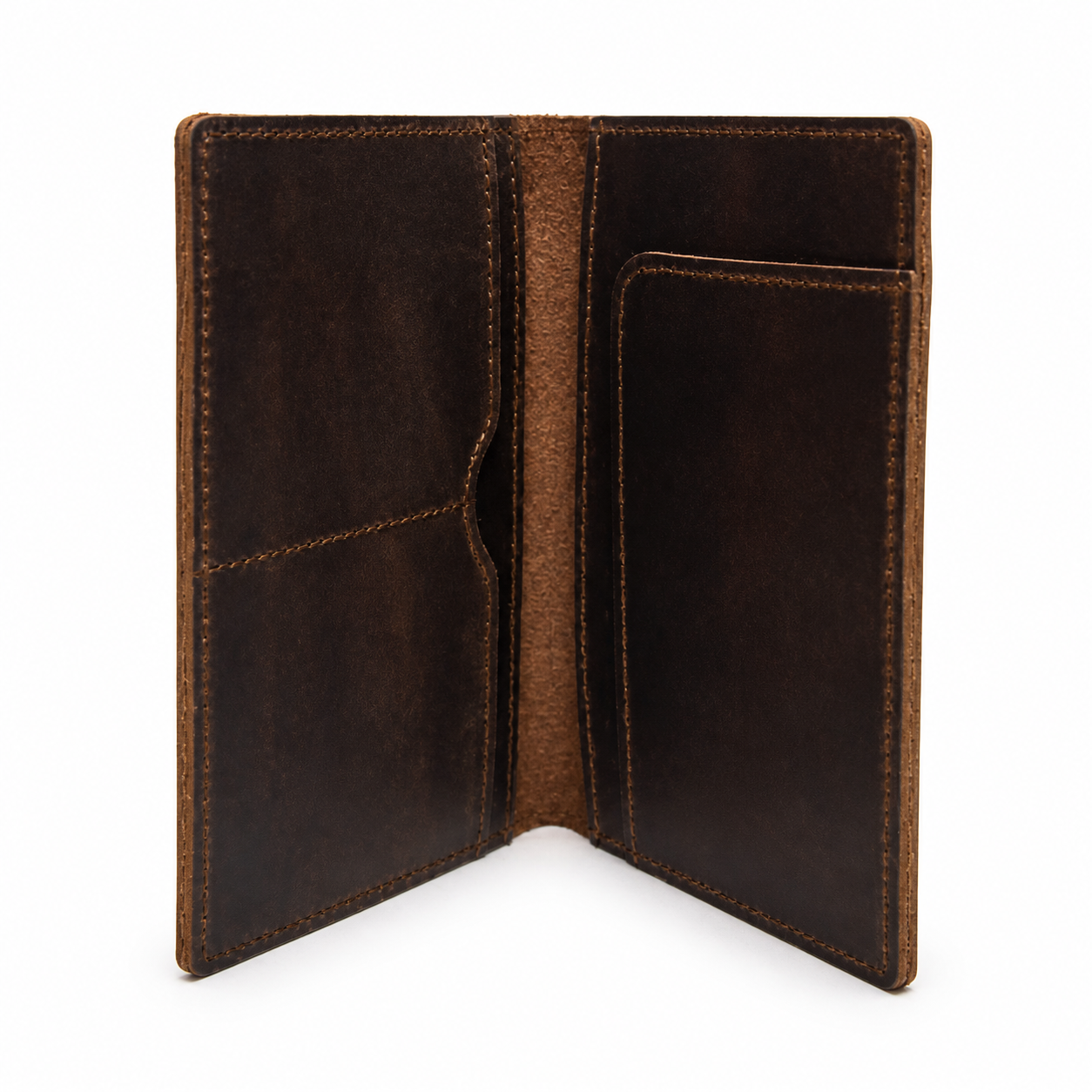 Ashcroft Mahogany seðlaveski með hólfi fyrir vegabréf