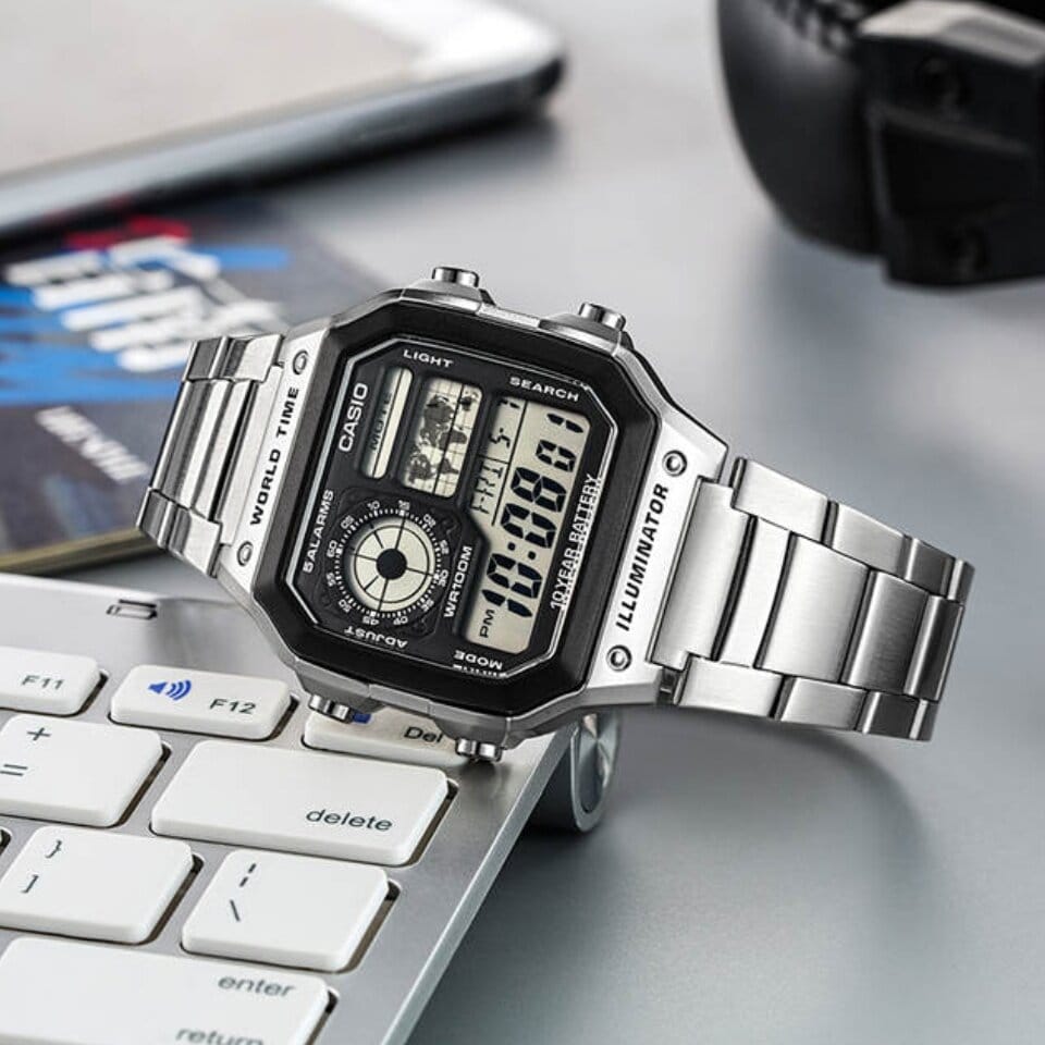 CASIO Timeless Collection AE-1200WHD-1AVEF 'Casio Royale'