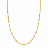 NORDAHL Lux gyllt silfurhálsmen ●335900