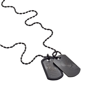 DIESEL Double DogTag men's necklace DX0014