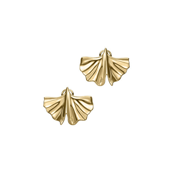 ARMANI Gingko Leaf gylltir eyrnalokkar EGS3261