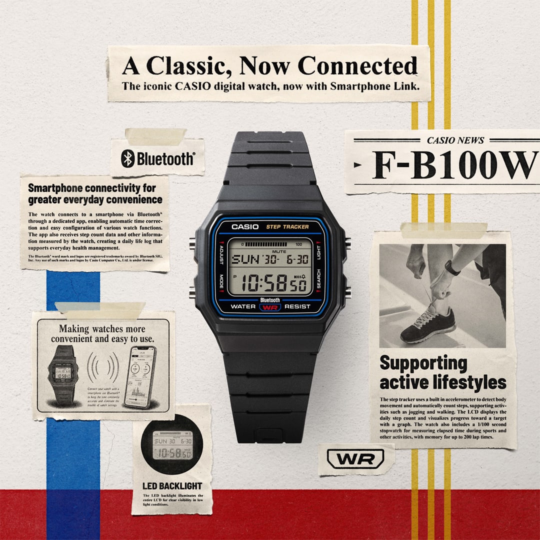 CASIO Timeless Collection F-B100W-1AEF Snjallúr