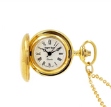 REGENT LOUIS Gold-plated pocket watch with Roman numerals