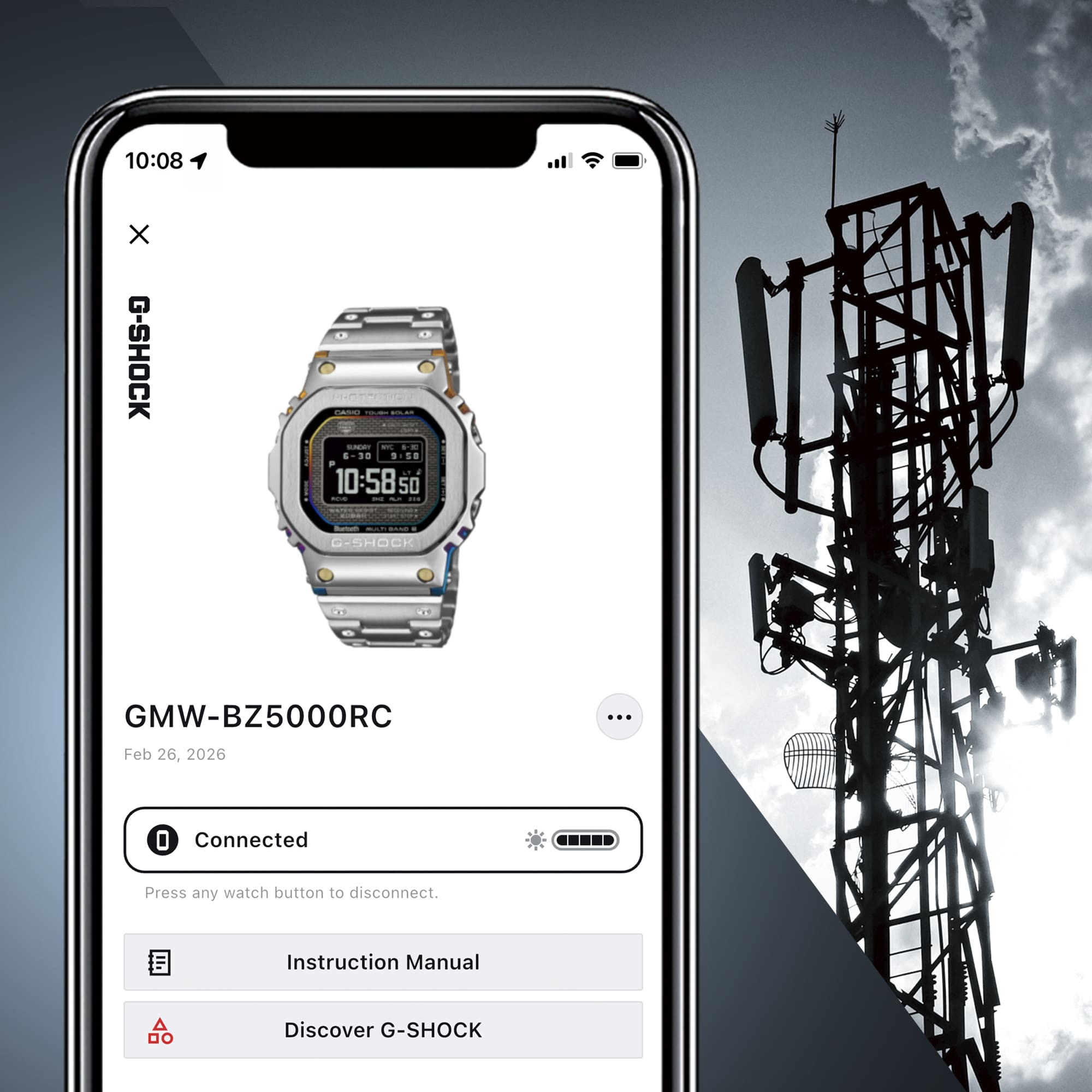 CASIO G-Shock GMW-BZ5000RC-1ER Snjallúr