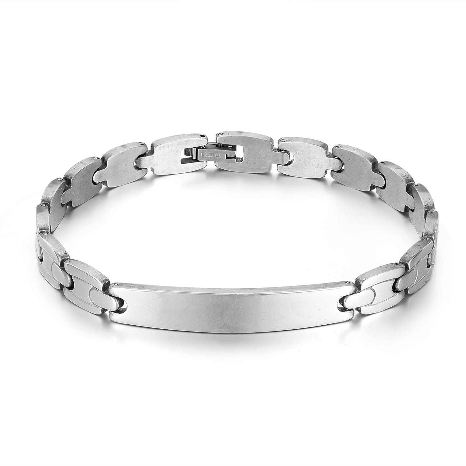 MIRA Curtis armband með plötu fyrir áletrun