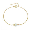 MIRA Pearl gyllt armband