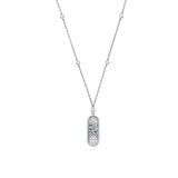 MICHAEL KORS Premium silver necklace with MKC1729