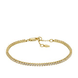 FOSSIL Ellis All Stacked Up gold-tone bracelet JA7214