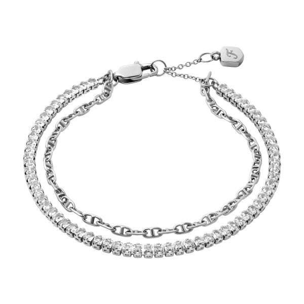 FOSSIL Heritage D-Link Glitz armband JA7273