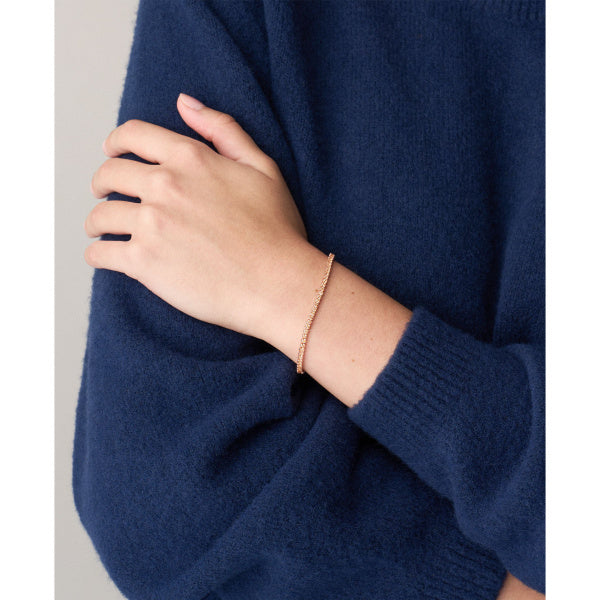 FOSSIL Ellis Pave Glitz rósagyllt armband JA7294