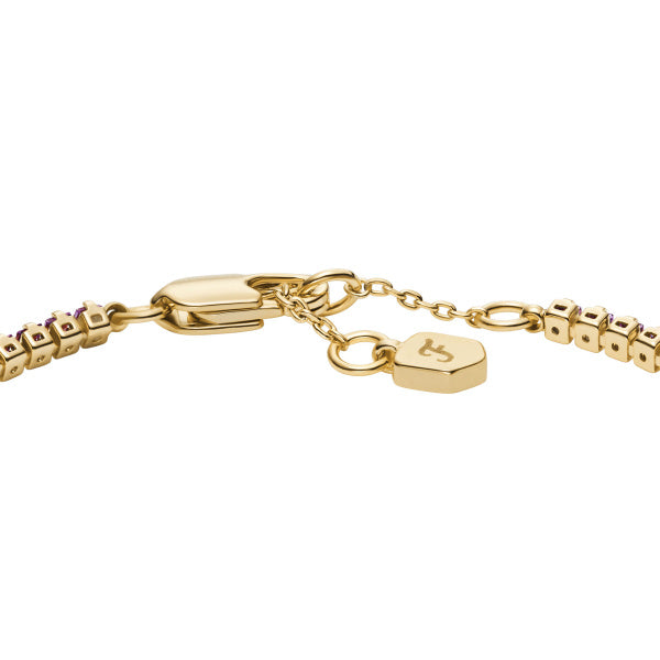 FOSSIL Ellis Pave Glitz gyllt armband JA7294