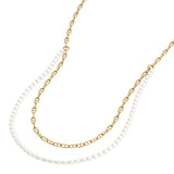 FOSSIL Heritage Pearl D-Link hálsmen JA7321