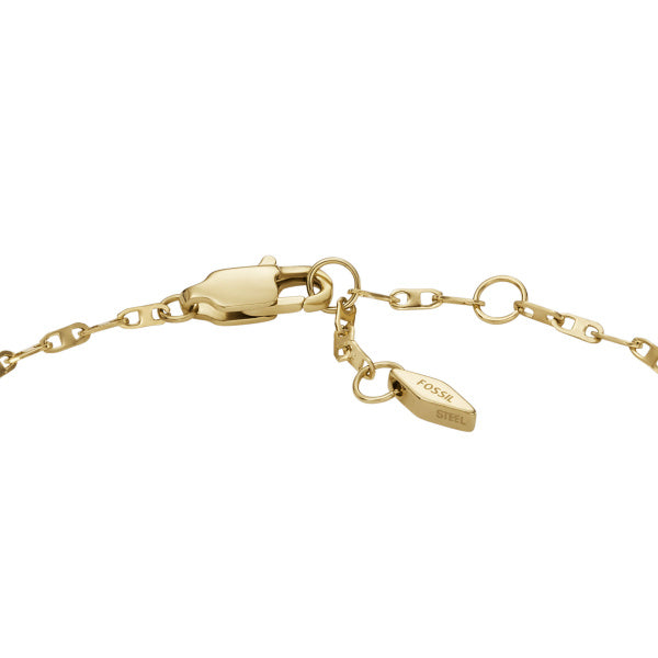 FOSSIL Heritage D-Link gold-plated bracelet JF04525