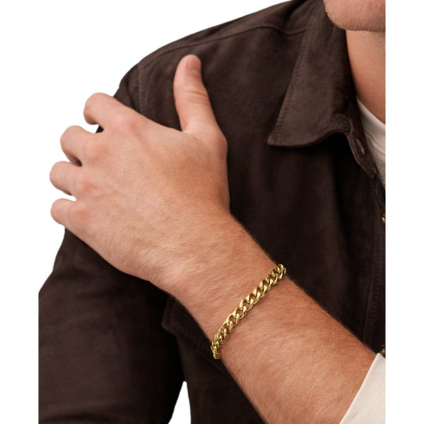 FOSSIL Ellis Bold Chains gyllt herraarmband JF04616