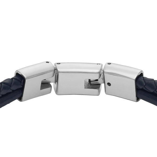 FOSSIL Machine All Stacked Up blátt herraarmband JF04703