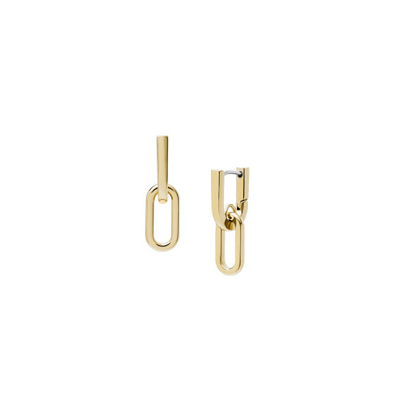 FOSSIL Heritage D-Link Drop gylltir eyrnalokkar JF04780