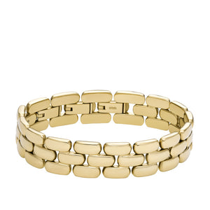 FOSSIL Arden Watch Links gold-plated bracelet JF04784