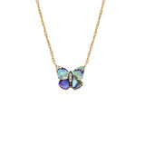 FOSSIL Sutton gyllt hálsmen með Abalone JF04812