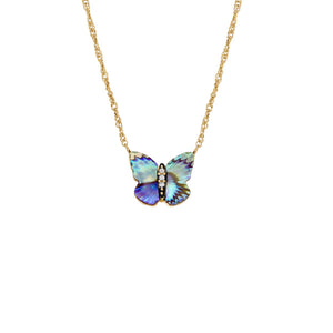 FOSSIL Sutton gyllt hálsmen með Abalone JF04812