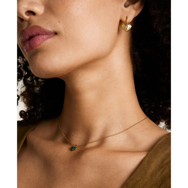 FOSSIL Sadie All My Love gylltir eyrnalokkar JF04833