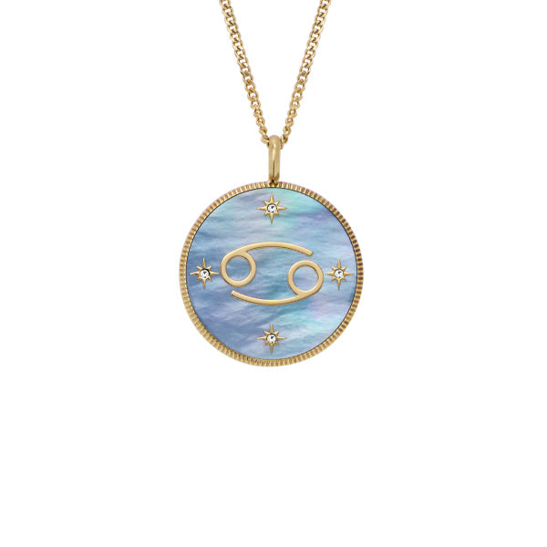 FOSSIL Sutton Written In The Stars hálsmen | Krabbi