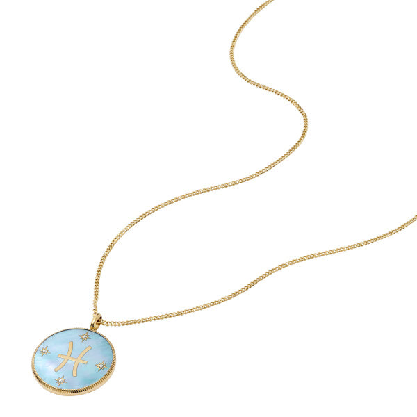 FOSSIL Sutton Written In The Stars hálsmen | Fiskar