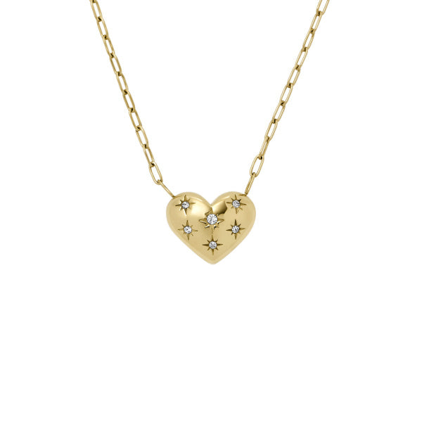 FOSSIL Sadie All My love gyllt hálsmen JF04856